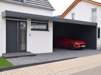 Carport Müllbox