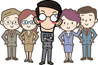 【イメージイラスト】ワンストップ対応(えんたけ行政書士事務所|新潟県加茂市)