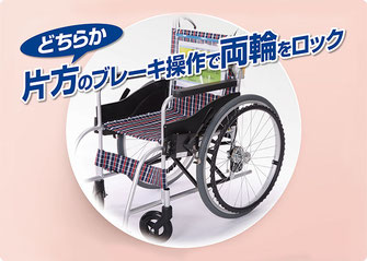 車椅子用  連動ブレーキ