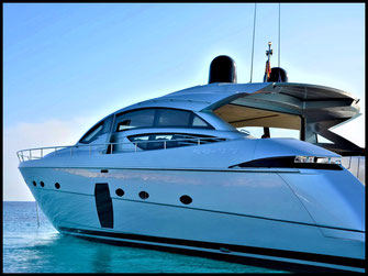 Luxury yacht in Ibiza