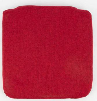 82030-Stuhlkissen, rot-meliert-40x40x3