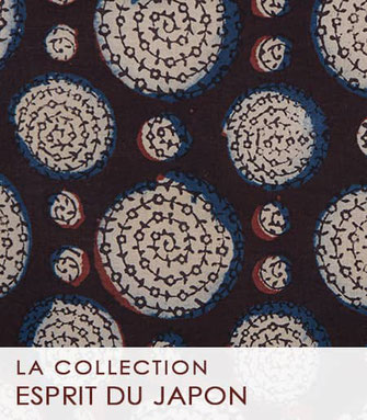 Collection Esprit du Japon, ou motifs d'inspiration japonaise.