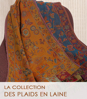 La collection des plaids en laine de la Boutique MG