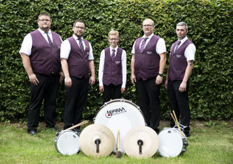 v.l: Niklas Neimeier, Patrick Hoppe, Marek Ludwig, Alex Menne, Michael Hoppe