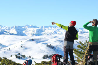 Montagne - Rando raquettes - Station de Camurac - Pyrénées Audoises