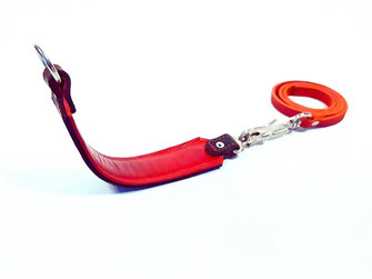 Hundeleine Leder zum schnellen Oeffnen Befreiungsleine Halsband Leine Set Hund Leder