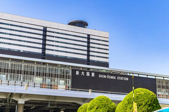 新大阪駅から大阪城天守閣まで近くて安いレンタサイクルならテンチャリ新大阪駅前