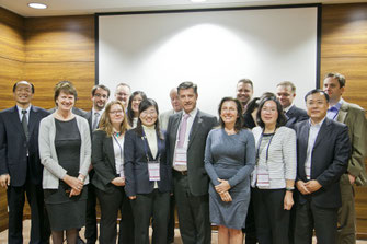 Chairman Gerhard Hrebicek with Co-Chair Fang Wu in the middle