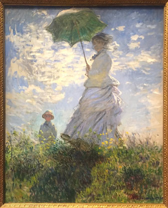 Claude Monet, Mme Monet and her Son, 1875, Washington, Nartional Gallery of Art