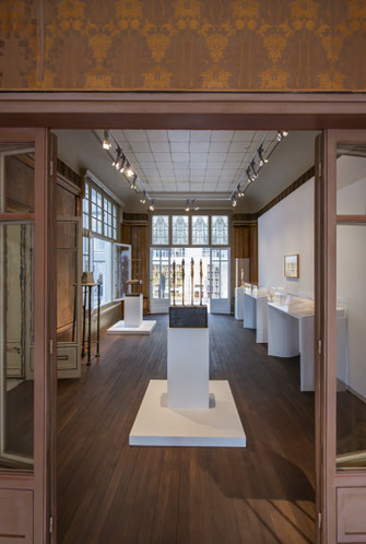 Interior view of the Giacometti Foundation in the historic Paull Follot house in Montparnasse