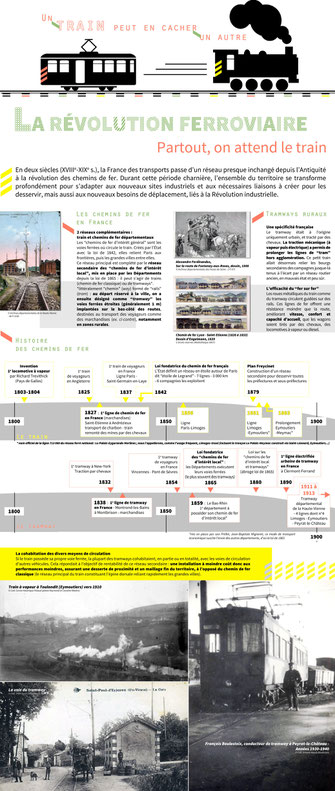 exposition pays d'art et d'histoire pah petr pays monts et barrages un train peut en cacher un autre chemins de fer train tram tramway