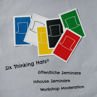 Hilke Ebert | Edward de Bono | Six Thinking Hats | öffentliche Seminare | inhouse Seminare | Moderation | Workshops