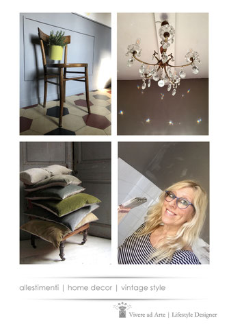 Home Decor | Interior Design | Vintage style | Vivere ad Arte design  