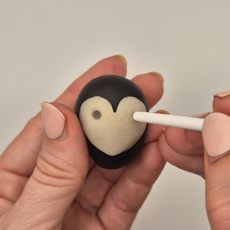 Anleitung für Marzipan Pinguin