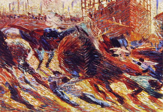 Umberto Boccioni "La città che sale"