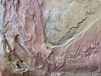 Alabastergips auf Leinwand