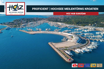 HOZ Hochseezentrum International | Hochseeschein Meilentoerns Kroatien ab Sukošan ab Teneriffa | Segelschein | Motorbootschein | www.hoz.swiss