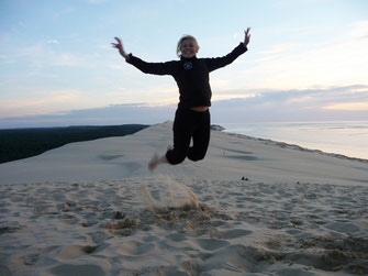 Drôle d'oiseau sur la Dune du Pilat (envoyée par Claire)