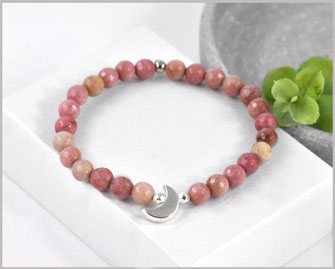 # Edelsteinarmband mit Rhodochrosit 6 mm  23,90 €