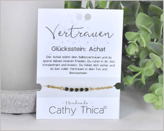 Glücksarmband mit Achat Edelstein  19,90 €