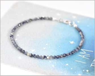 Saphir Armband 2 mm mit 925 Silber  39,90 €