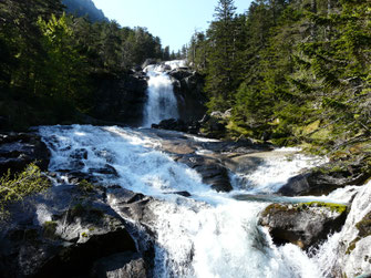 Les cascades du Pont d'Espagne
