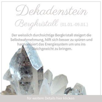 bergkristall steinbock sternzeichen bedeutung edelstein schmuck geburtstein