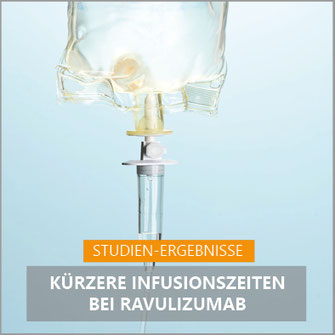 Studien-Ergebnisse: Kürzere Infusionszeiten bei Ravulizumab.