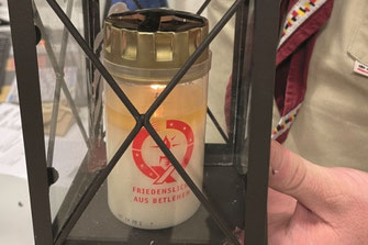 Friedenslicht aus Betlehem (Bild: Kath. Stadkirche Duisburg)