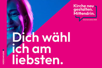 Postkartenmotiv "Dich wähl ich am liebsten."
