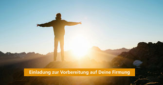 Einladungskarte zur Firmvorbereitung