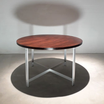 Jørgen Høj Rosewood Dining Table "Model 54" for Niels Vitsøe, Denmark, 1960s