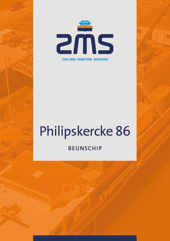 Datasheet scheepstype Philipskercke 86