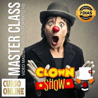 curso online,  aprende clown show