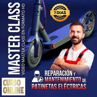 curso online, Aprende Reparación y Mantenimiento de Patinetas Eléctricas