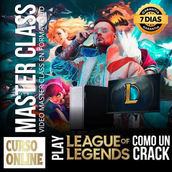 Curso Online, Aprende Play League OF Legends como un Crack, 