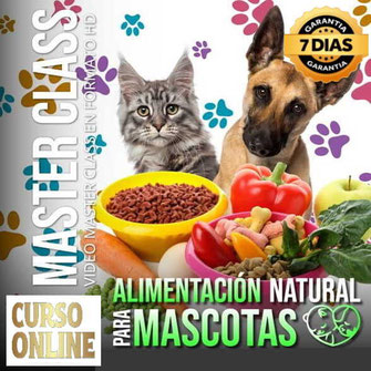 Curso Online, Aprende Alimentación Natural para Mascotas,  