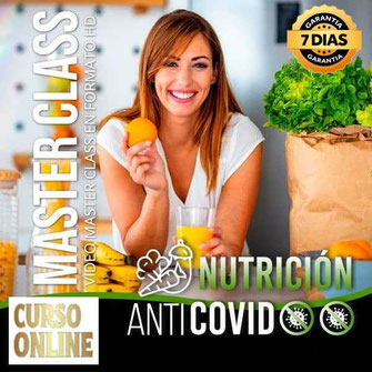Curso Online, Aprende Nutrición Anticovid, 