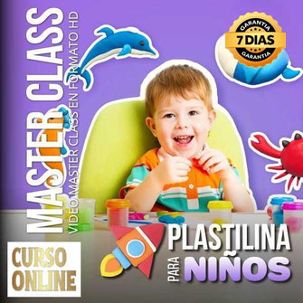 curso online, aprende plastilina para niños