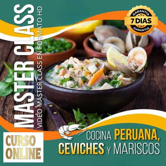 Curso Online, Aprende Cocina Peruana Ceviches y Mariscos,