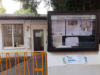 Eingangsbereich zum NSZ