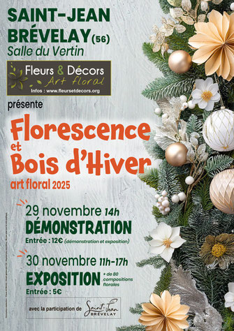 Exposition d'art floral - novembre 2025 - Fleurs et Décors