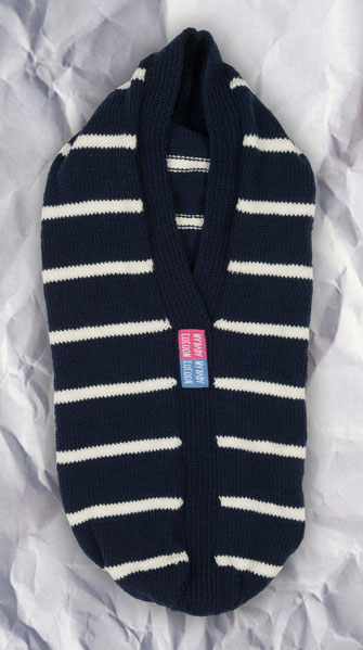 mybabycocoon FRIESEN, geschlossen (Kapuze), Garn: Merino superwash