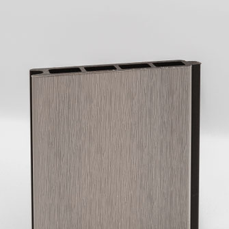 wpc zaun sichtschutz windschutz set komplettset grau beige graubeige