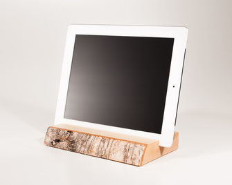Bild: Holzständer iPad tablet Halter aus Holz