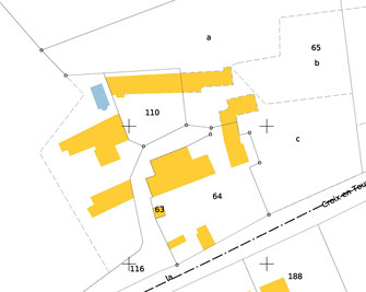 Plan cadastral actuel