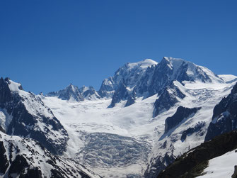 Mont Blanc mit Bergführer, geführte Tour auf den Mont Blanc, mont blanc with mountainguide, guided tour mont blanc, monte bianco, 