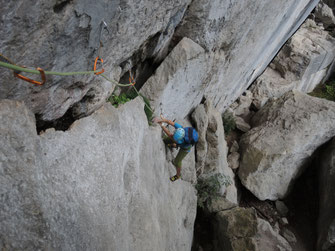 Kletterkurs mit Bergführer, Sportklettern, Alpinklettern, climbing course with mountainguide, climbing with guide, multipitch climbing, 