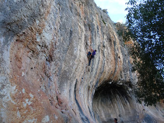 Kletterkurs mit Bergführer, Kletterausbildung, climbing course with mountainguide, Sportklettern, von der Halle an den Felsen, Kletterlehrer, climbing instructor, trainer, Klettern Jungfernsprung, Malta, Millstätter See, Döbriach