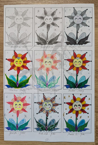 Feenblume in Variationen (A)